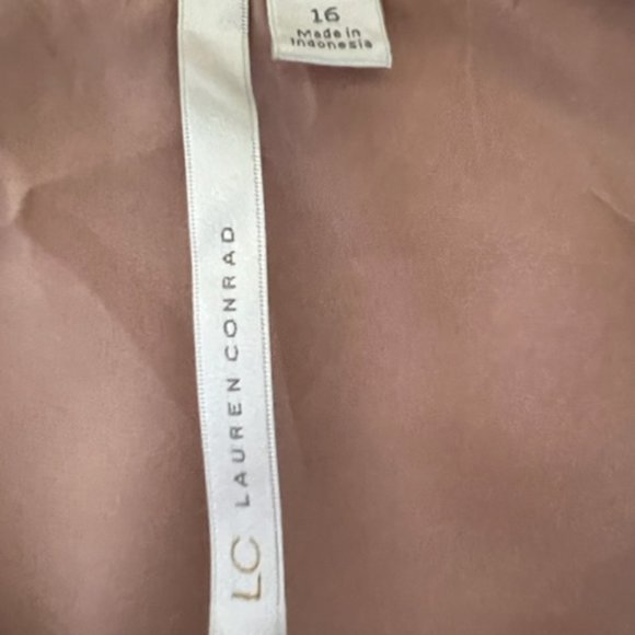 LC Lauren Conrad Pink Polka Dot Dress - Picture 4 of 4